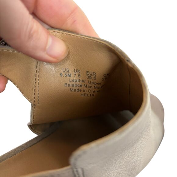 Franco Sarto Helix Peep Toe Sling Back Stacked Heel Sandal Women’s 9.5 Cashmere - Picture 3 of 8